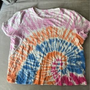 GAP - 100% Organic Cotton Vintage Tie-Dye Crewneck T-Shirt